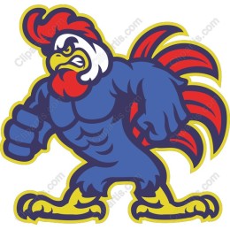 Fierce Muscular Chicken