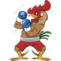 Boxing Rooster