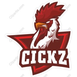 Cickz Fierce Rooster Logo