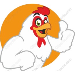 Cheerful Chicken Mascot