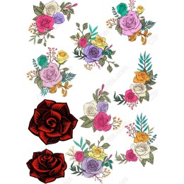 Floral Set - Elegant Hand-Drawn in and