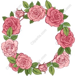 Elegant Floral Wreath