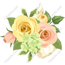 Pastel Rose Bouquet