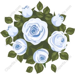 Blue Rose Bouquet