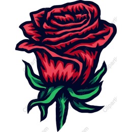 Elegant Stylized Rose