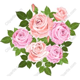 Elegant Pink Roses Bouquet