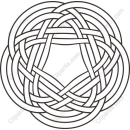 Elegant Interwoven Knot