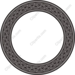 Celtic Knot Round Frame