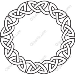 Intricate Circular Celtic Knot