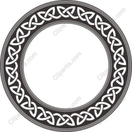 Celtic Knot Round Frame