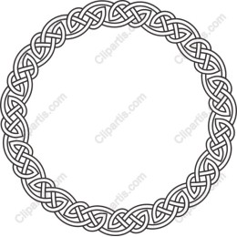Celtic Knot Circular Border