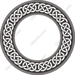 Celtic Knot Round Frame