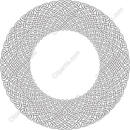 Intricate Celtic Knot Frame