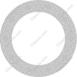 Intricate Circular Celtic Knot