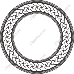 Celtic Knot Circular Frame
