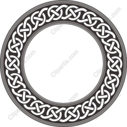 Celtic Knot Circle Frame