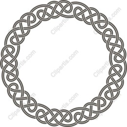 Celtic Knot Circular Frame