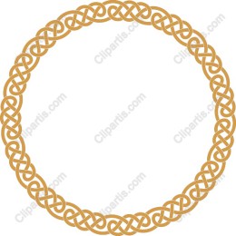 Golden Celtic Knot