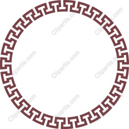Elegant Geometric Circular Border