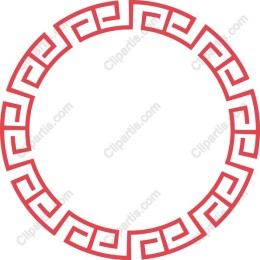 Premium Greek Key Circular