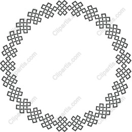 Elegant Intricate Circle Frame
