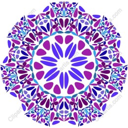 Vibrant Floral Mandala