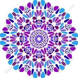 Vibrant Mandala Flower