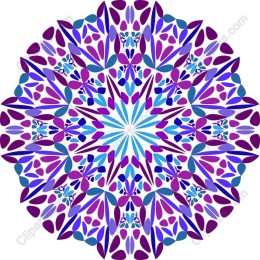 Vibrant Floral Mandala