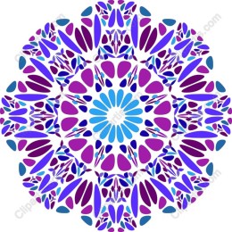 Vibrant Floral Mandala
