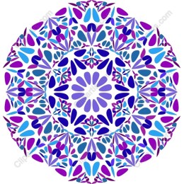 Vibrant Floral Mandala