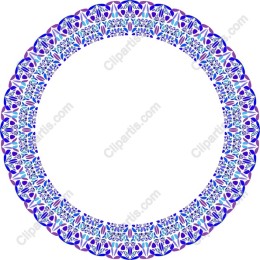 Floral Elegance Circular