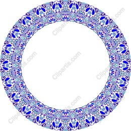 Elegant Floral Border