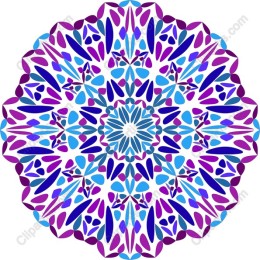 Vibrant Floral Mandala
