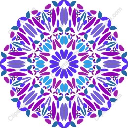 Vibrant Floral Mandala