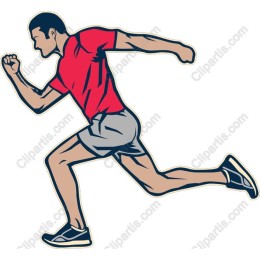 Energetic Male Runner