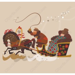 Charming Winter Sleigh Ride