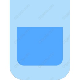 Minimalist Blue Glass