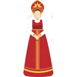 Traditional Russian Folk Character