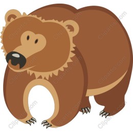 Cartoon Brown Bear