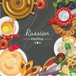 Russian Cuisine Menu