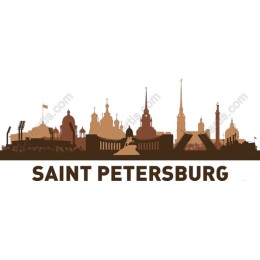 Saint Petersburg Skyline