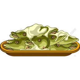 Whimsical Fish Heads Platter