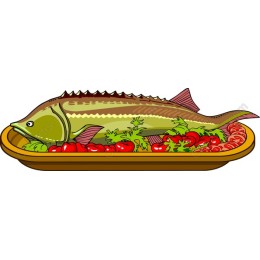 Delicious Cooked Fish Platter