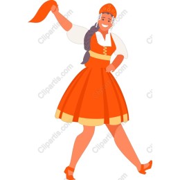 Joyful Traditional Dancer