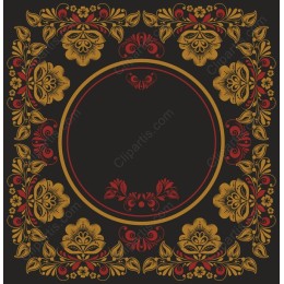 Ornate Floral Frame