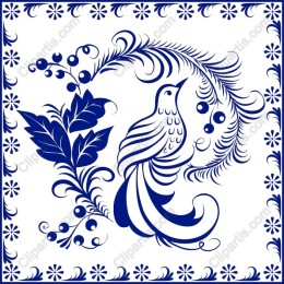 Elegant Blue Bird