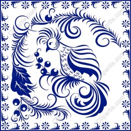 Elegant Blue Bird