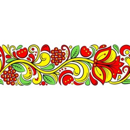 Colorful Floral Swirl Pattern