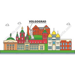 Volgograd Skyline