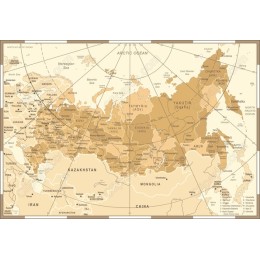 Eastern Russia Detailed Map